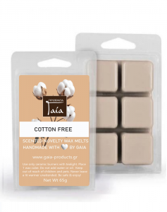 Wax melts Cotton Free. Αρωματικοί κύβοι κεριού με καθαρό και φρέσκο άρωμα καθαριότητας